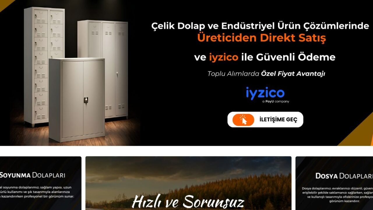 Atölye Ekipmanları İçin Demir Raflı Dolap